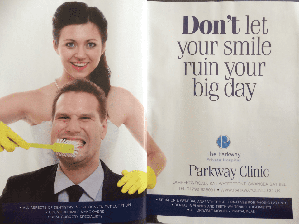 geekabite website design marketing example: Wedding